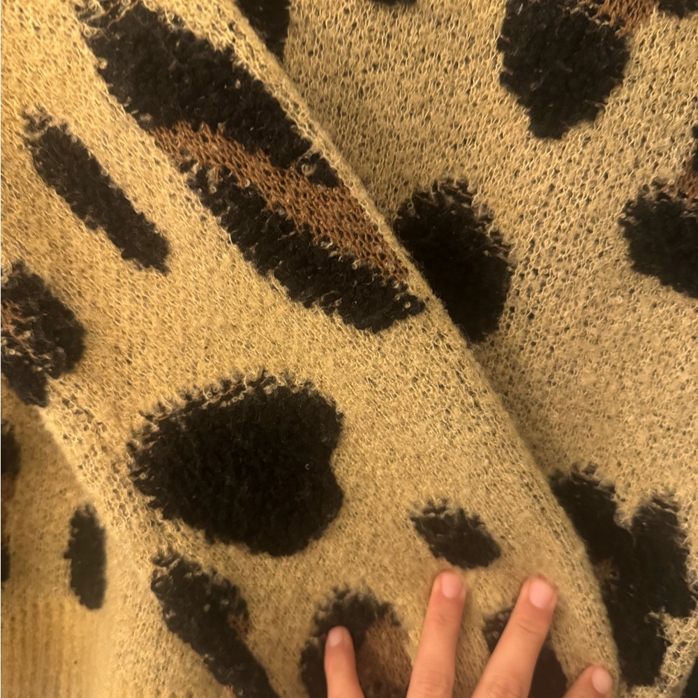 Revolve Leopard Print Sweater - Picture 4 of 9